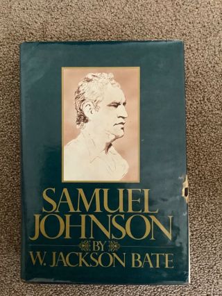 “samuel Johnson” By Walter Jackson Bate Hc/ Dj 1st Edition