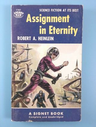 Assignment In Eternity By Robert A Heinlein Signet Paperback First Printing 1954
