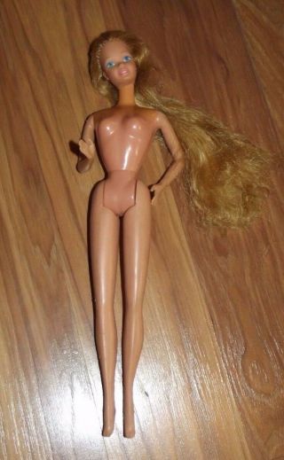 Vintage Barbie Doll - Barbie Superstar Face Blond Long Hair