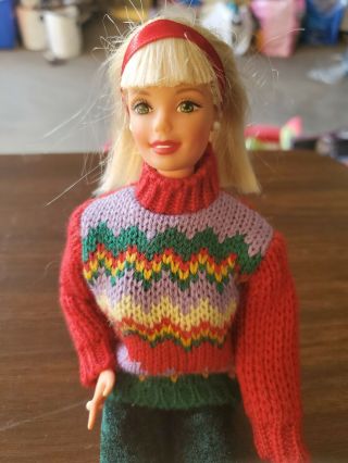 Vintage 90 ' s Barbie Holiday Special Edition Doll 2
