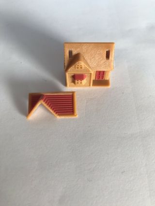 Sylvanian Families Vintage Toy Maker - Spares Miniature Red Roof House,  Ec