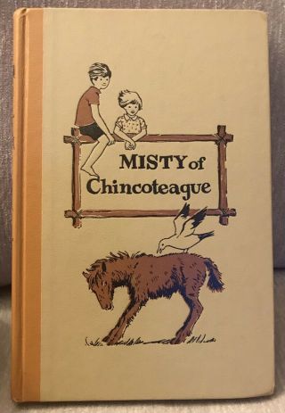 Misty Of Chincoteague By Marguerite Henry,  1947 Hardcover Junior Deluxe Edition