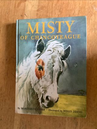 Misty Of Chincoteague By Marguerite Henry 1967 First Edition Hc/dj Vintage