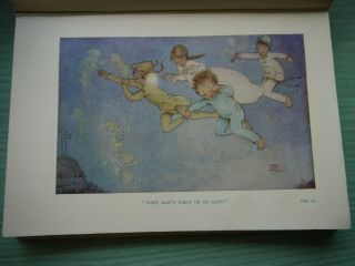 PETER PAN & WENDY by J.  M.  BARRIE H/BACK 1920 ' s MABEL LUCIE ATTWELL ILLUST 3