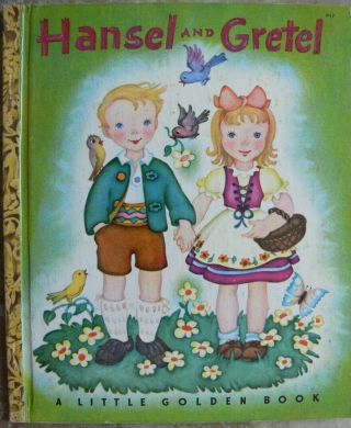 Vintage Little Golden Book Hansel And Gretel 42 Pages