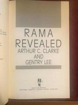 Arthur C.  Clarke & Gentry Lee - RAMA REVEALED - 1994 Bantam 1st ed HB 2