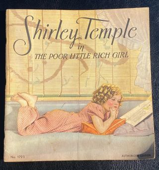 Shirley Temple In The Poor Little Rich Girl 1936 Vintage Children 