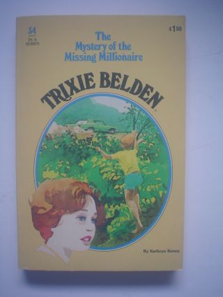 Trixie Belden 34 Mystery Of The Missing Millionaire First Printing Pb