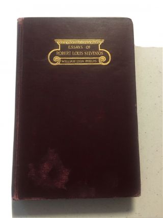Antique 1906 Essays Of Robert Louis Stevenson,  Hardcover