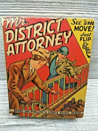 Big Little Book - 1941 Mr.  District Attorney On The Job 1408