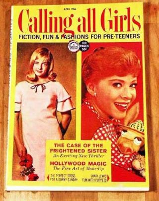 Calling All Girls,  April 1966,  Vintage,  Near Fine,  Soft Cover,
