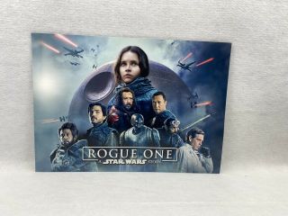Disney Rogue One A Star Wars Story Store Exclusive Commemorative Lithograph