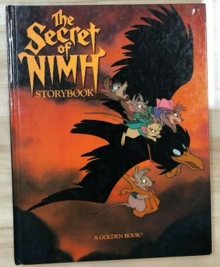 The Secret Of Nimh Storybook (1982) Golden Large Illustrated Hc " A "
