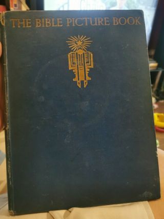 Rare Antique Vintage Book The Bible Picture Book Muriel J Chalmers