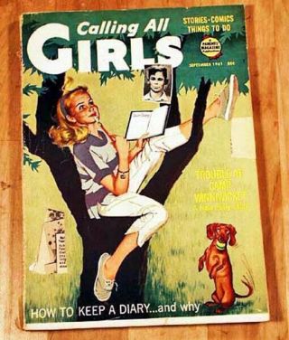Calling All Girls,  September 1961,  Vintage,  Read 1c