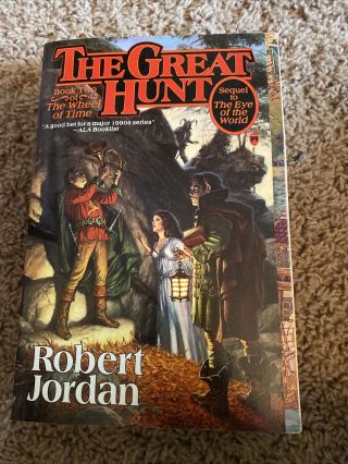 The Great Hunt Paperback First Edition The Wheel Of Time