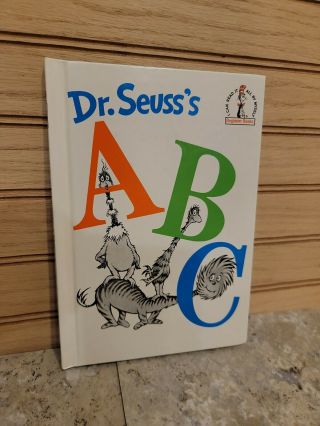 Vintage Dr.  Suess Book - Abc Book First Ed.  Book Club Edition 1963