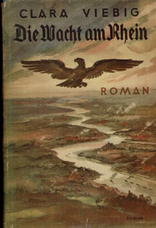 Clara Viebig: " Die Wacht Am Rhein " Roman 1920 Paul Franke Verlag Berlin