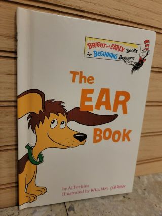 Vintage Dr.  Suess Book The Ear Book First Edition 1968