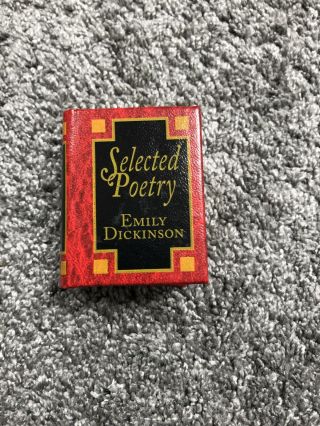 Del Prado Miniature Book - Selected Poetry - Emily Dickinson