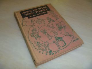 When We Were Very Young By A.  A.  Milne 1950
