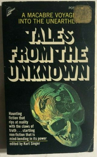 Tales From The Unknown Edited By Kurt Singer (1973) Pinnacle Horror Paperback