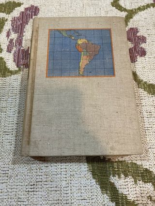 Inside Latin America By John Gunther - 1941 - First Edition - Hc,  Dj Harper 