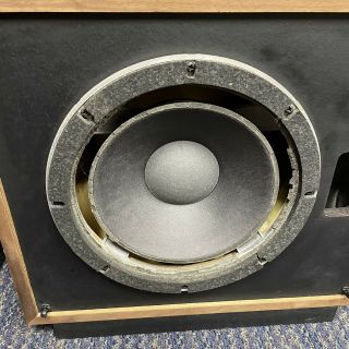 Vintage Altec Lansing Model Fourteen 14 Speakers Pair Walnut Rare 6