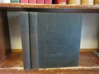 Old History Of The World Book Set 1887 Europe Asia America Great Sensations Wars