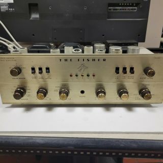 Vintage FISHER X - 202 - B stereo integrated tube amp 2