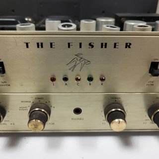 Vintage FISHER X - 202 - B stereo integrated tube amp 3