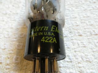 Western Electric 422a Tube –hickok