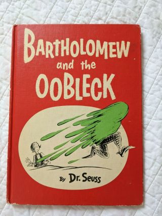 Bartholomew And The Oobleck Dr Seuss Vintage 1st Edition Hardcover