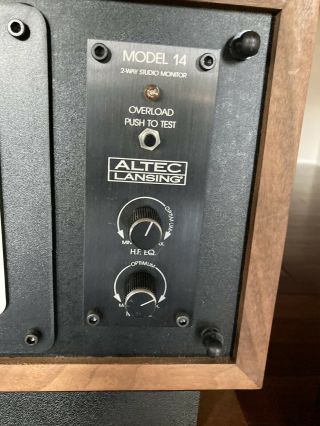 Altec Lansing Model 14 2 - Way Studio Monitors 3