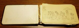 2 Antique Autograph Books.  Late 1870 ' s and 1890 ' s. 3