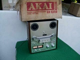 Akai Gx - 635d 4 - Track Stereo Reel To Reel Tape Deck