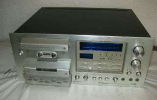Vintage Pioneer Stereo Cassette Tape Deck,  3 - Head,  Pioneer Ct - F1250