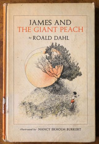 James And The Giant Peach Roald Dahl 1961 Alfred Knopf Hardcover Library Edition