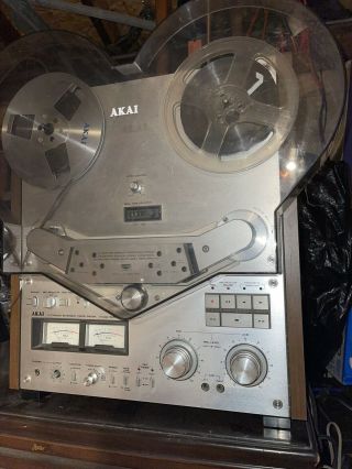 Akai Gx - 635d Reel To Reel Tape Recorder With Dust Cover
