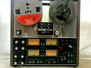 Teac A - 2340 Simul - Sync 4 Channel Stereo Tape Deck Reel - To - Reel - See Video