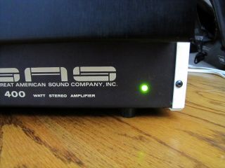 Great American Sound Ampzilla Stereo Amplifier.  Gas 400 Watts