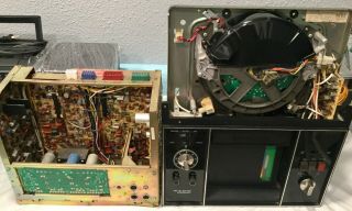 Cartrivision Video Tape Recorder Rare Vtr,  W/cabling,  Many Spare Parts