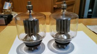 Eimac 3 - 500z Matched Pair Hi Power Tubes Pre - Owned