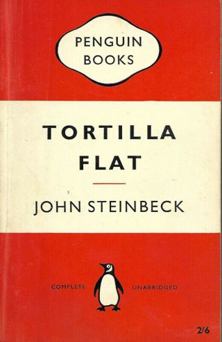 Vintage Book: Tortilla Flat By John Steinbeck (1960) Vintage Paperback