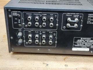 Pioneer SA - 9800 Stereo Integrated Amplifier Amp Parts/Repair See Listing 6