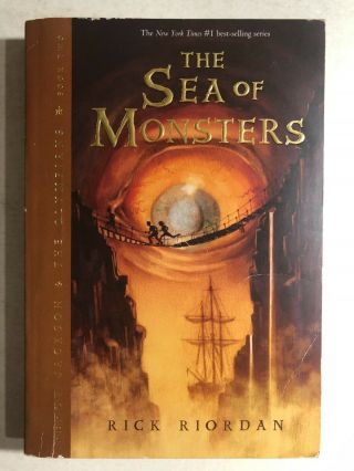 Percy Jackson The Sea Of Monsters By Rick Riordan (2006) Disney Hyperion Sc