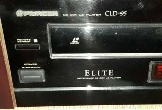 Pioneer Elite Series Cld - 95 Laserdisc Cd Cdv Ld Player,  Remote