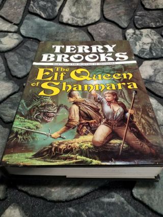 Signed The Elf Queen Of Shannara Terry Brooks 1992 Fantasy Hardcover First Ed
