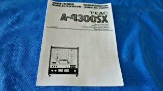 TEAC A - 4300SX Reel Recorder 