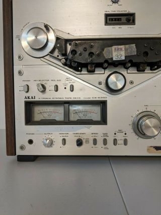 Akai GX - 635d Stereo 4 Track Reel - to - Reel 4